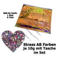 Stein Set Strass AB Eckig