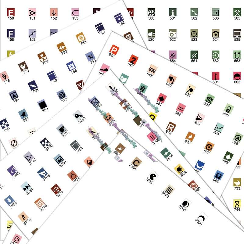 Stickerbogen Rund