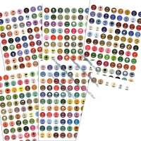Stickerbogen Rund V2