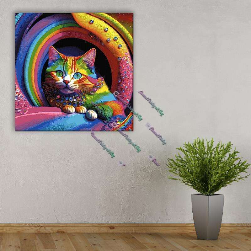 The Diamond Rainbow Cat