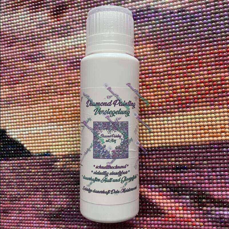 Diamond Painting Bild Versiegelung