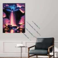 magischer Wasserfall