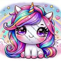 Glitzerndes Einhorn-CP
