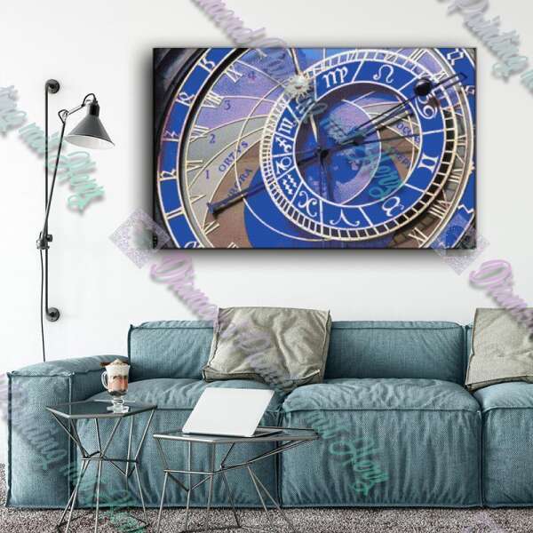 50x80 mit 100 Farben in blau